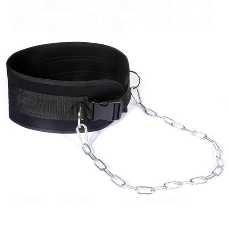 Weight Lifting Belt - Oefenapparatuur Gewogen gewichthefriem met zware ketting