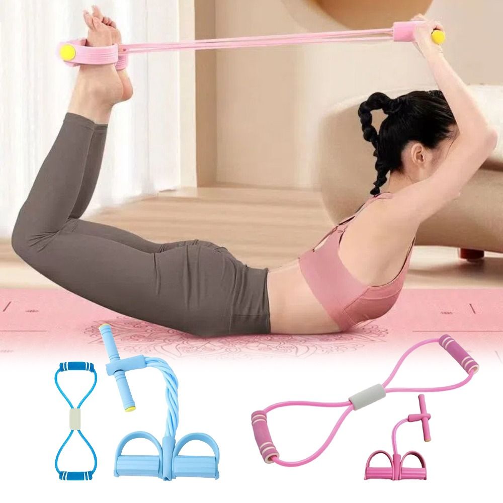 Yoga Fitness At Home - Weerstandsbanden met 6 buizen Fitnessapparatuur Set