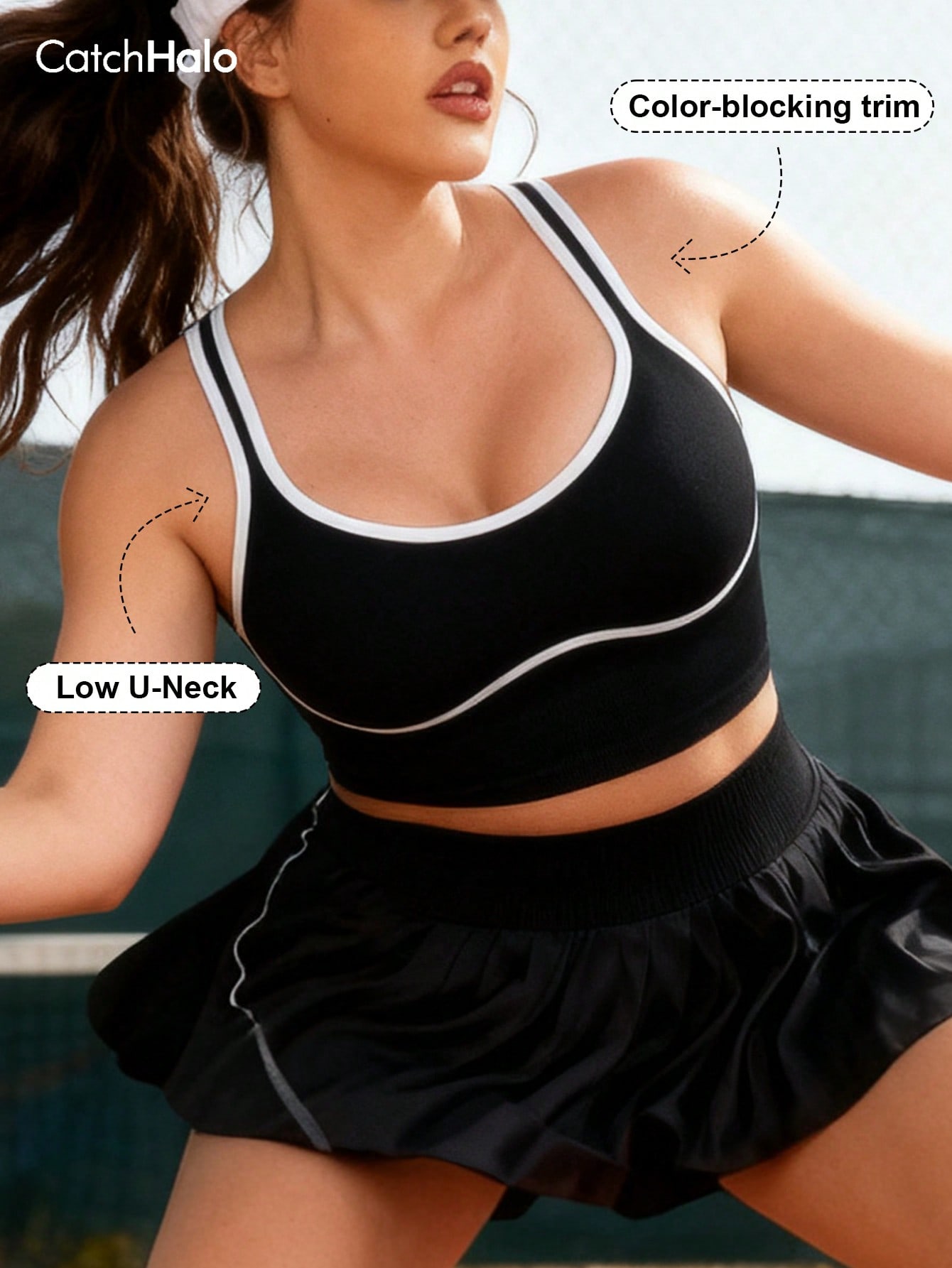 Yoga Fitness Body - Dames Plus Size Naadloze Bralette met