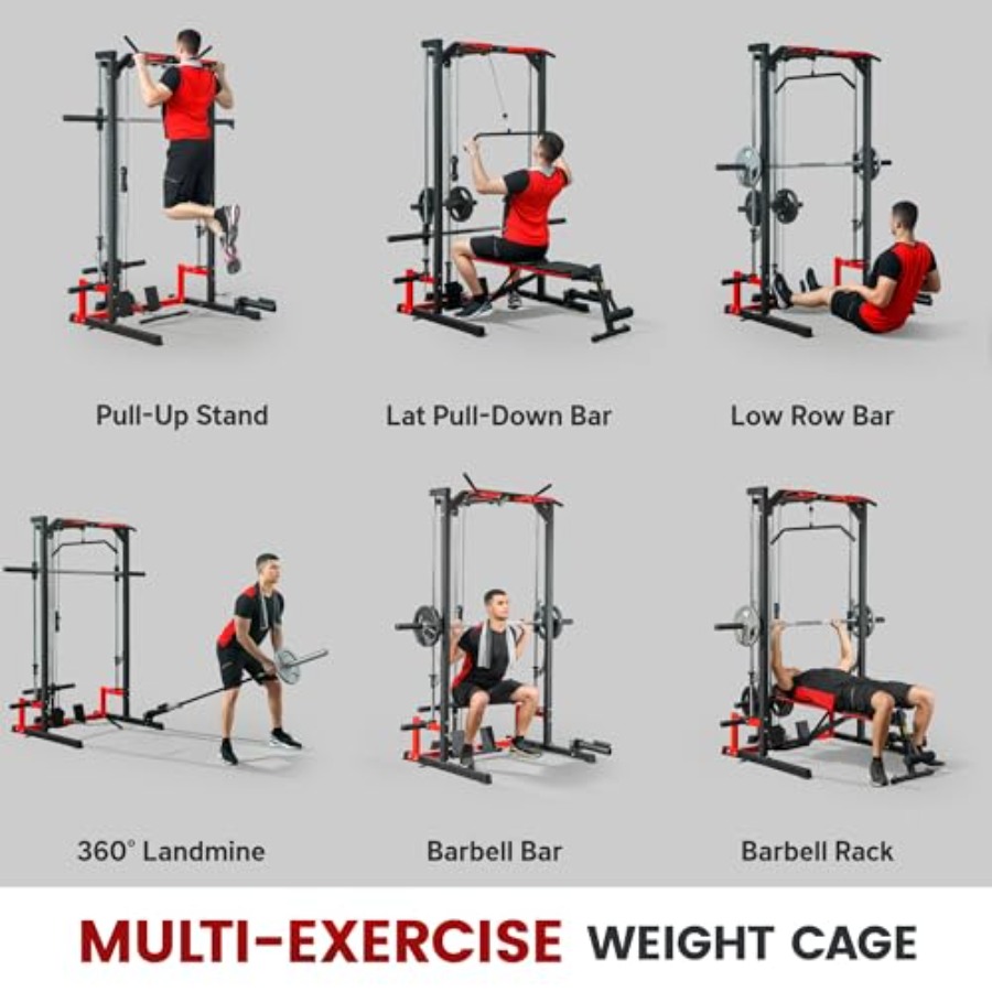 Power Cage Smith Machine Multi - Lat Pulldown Bar recensie en prijs