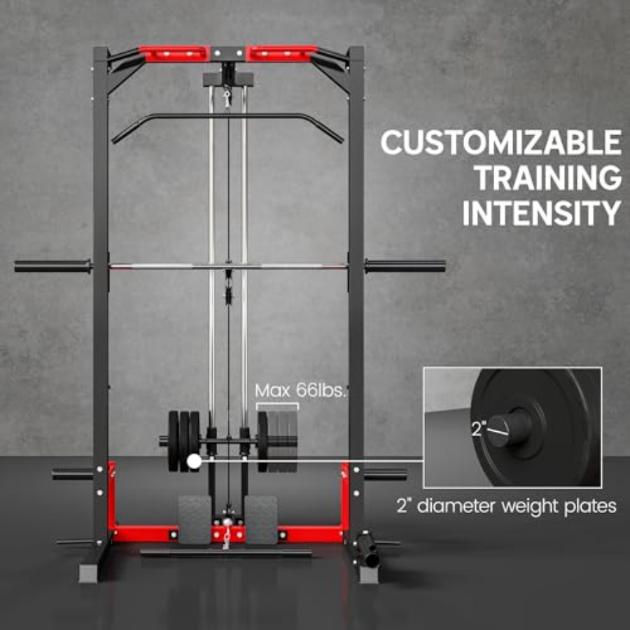 Power Cage Smith Machine Multi - Lat Pulldown Bar recensie en prijs