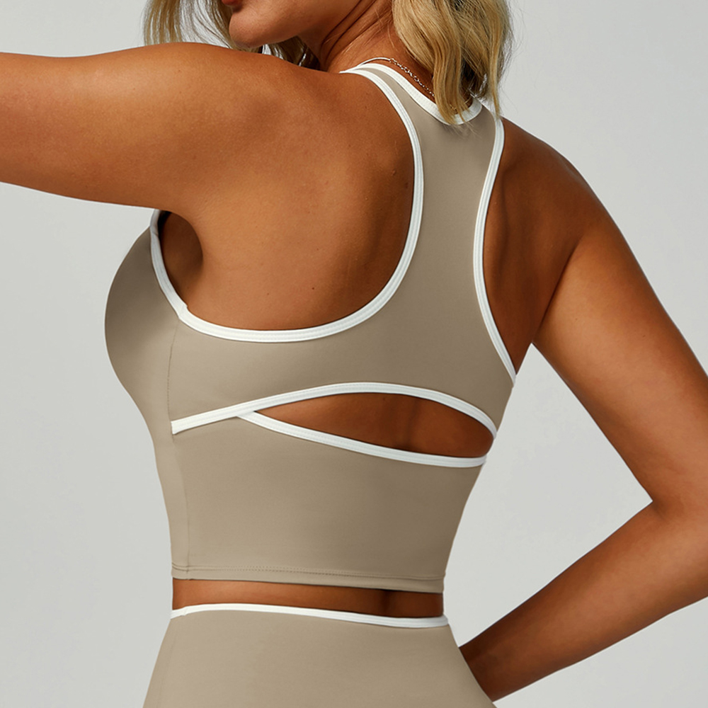Kleurblok sportbeha yoga vest  - Yoga Blocks recensie en prijs