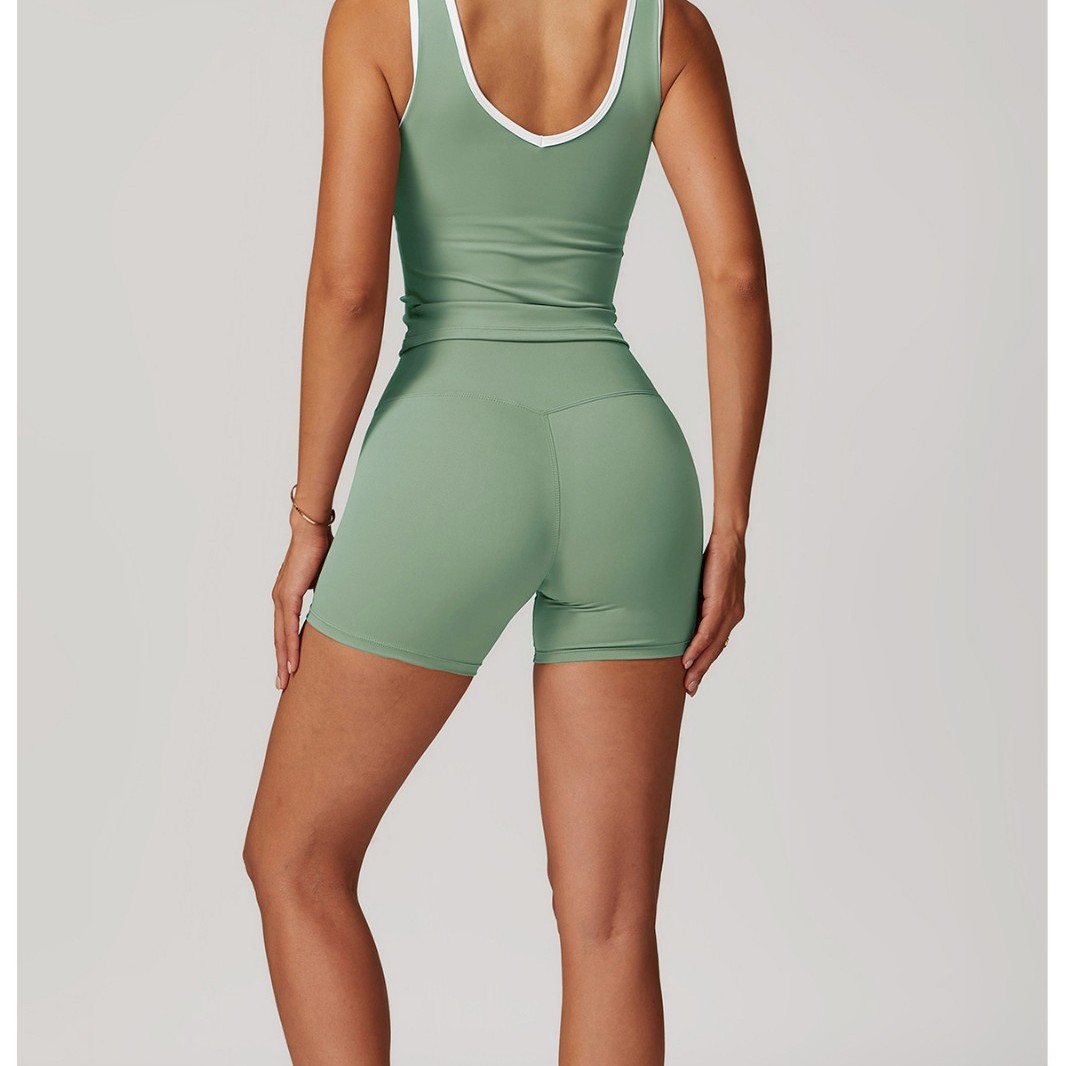 Yogaset met hoge taille en gek - Yoga Fitness Health recensie en prijs