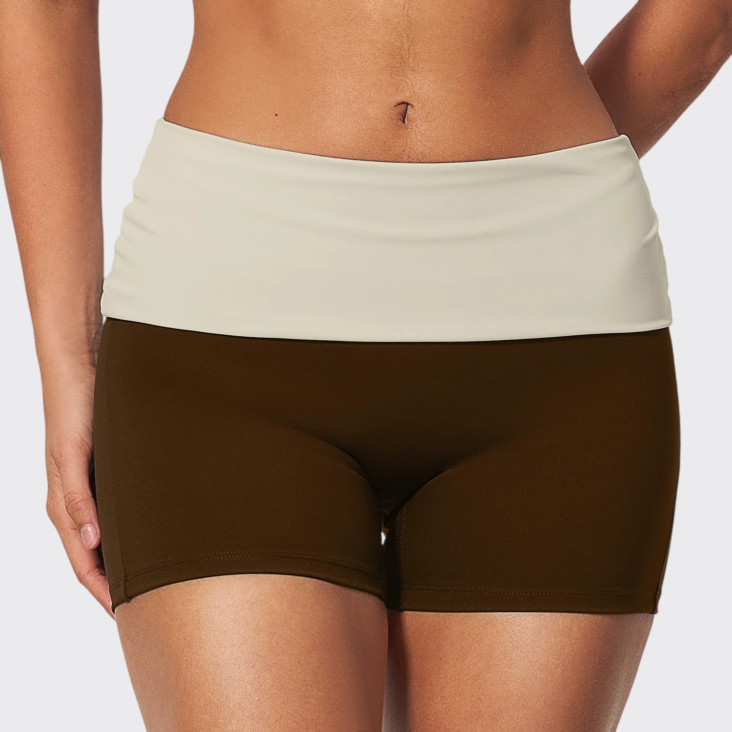 Dames Yoga Sportshorts met oms - J-Yoga Fitness recensie en prijs
