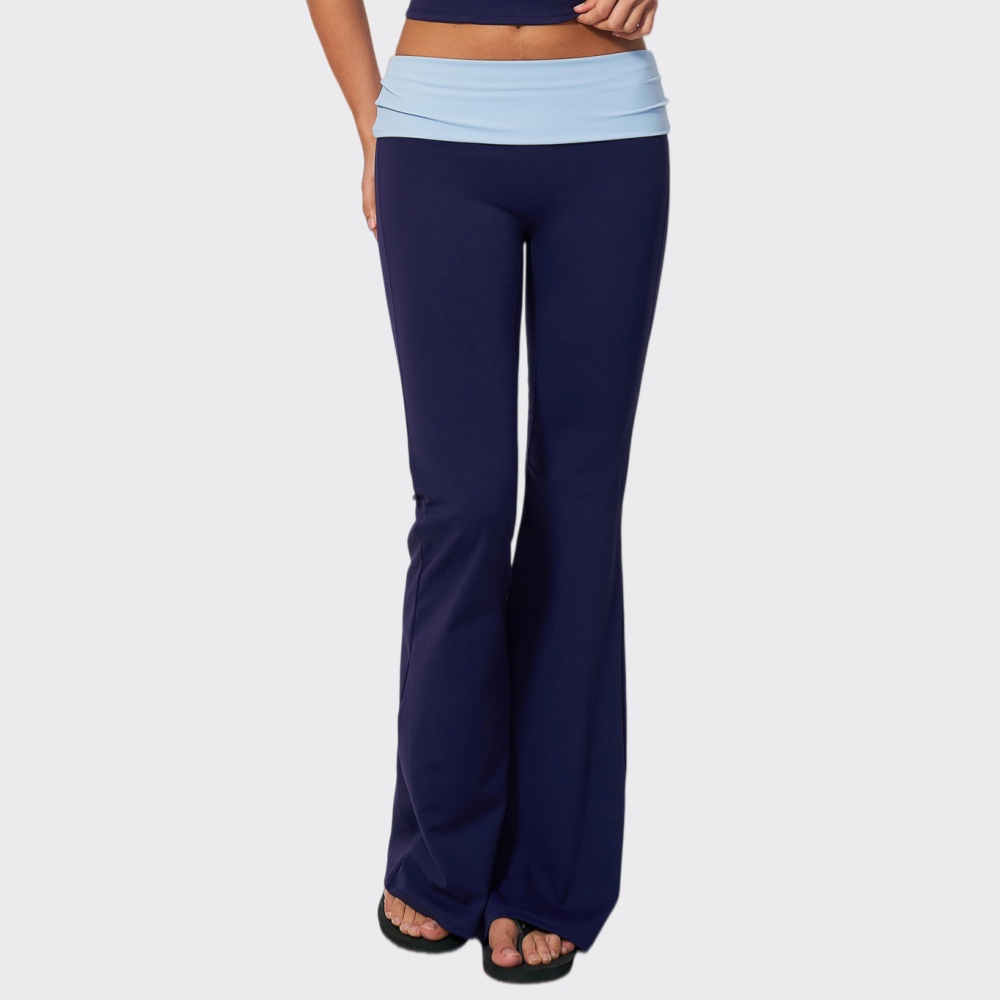 Opvouwbare taille yoga flared  - J-Yoga Fitness recensie en prijs