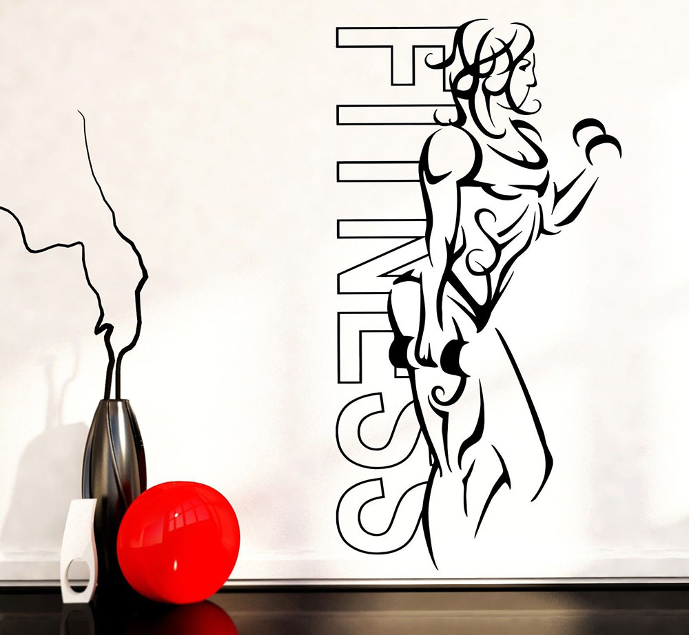 Muurstickers Vinyl Fitness Mei - Yoga Fitness Health recensie en prijs