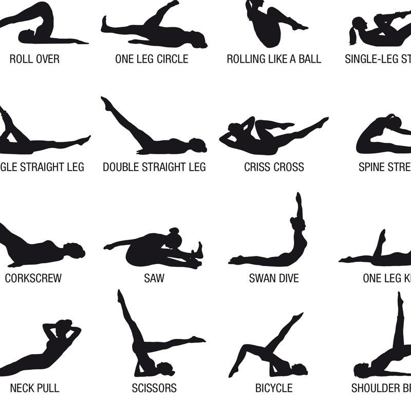 Frameloze Pilates Workout Graf - Yoga Fitness Body recensie en prijs