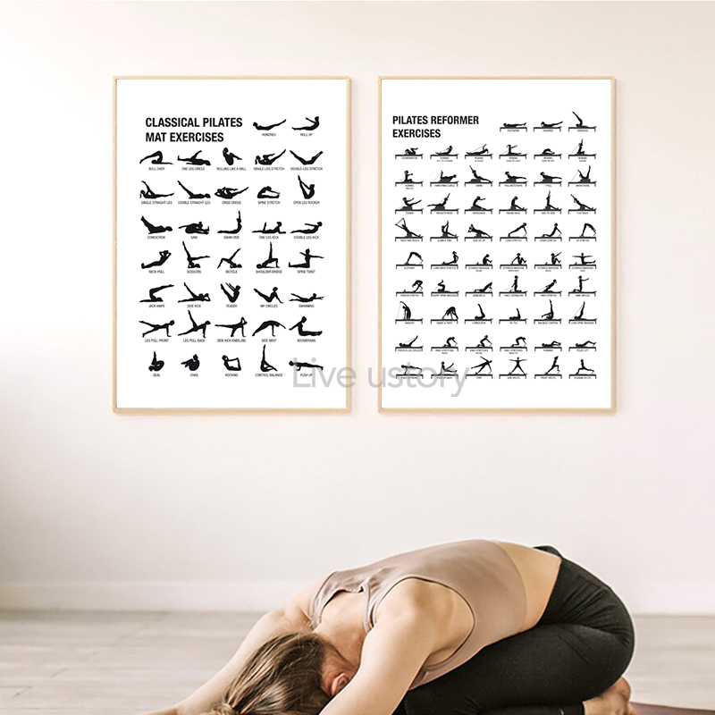 Frameloze Pilates Workout Graf - Yoga Fitness Body recensie en prijs