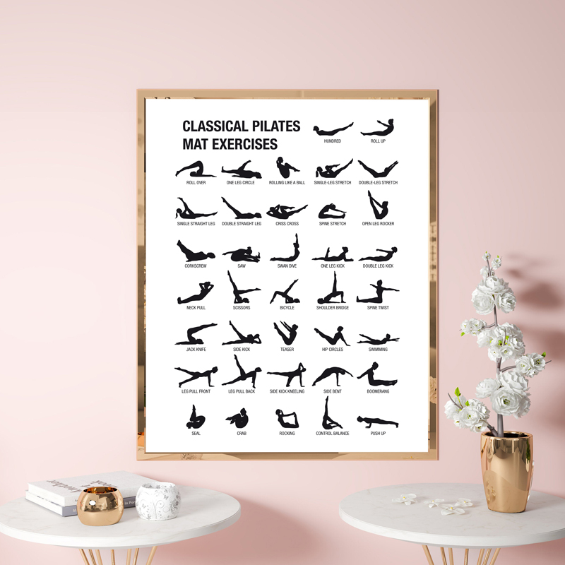 Frameloze Pilates Workout Graf - Yoga Fitness Body recensie en prijs
